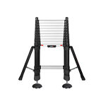 Echelle t�lescopique telesteps de 3. 50m avec stabilisateurs et 2 pieds int�gr�s - hauteur de travail ...