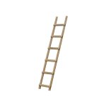 Matis�re - echelle de toit en bois - ecartement des barreaux 33cm - longueur 2. 00m - b3120033