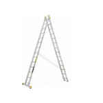Matis�re - echelle transformable 2x8 barreaux - longueur max. 3. 83m - sol plat - 8508