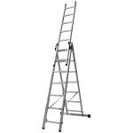 Prostep - echelle 3 plans transformable 3x7 - hauteur d'accès 4, 25 - 5, 60 m Prostep - echelle 3 plans transformable 3x7 - hauteur d'accès 4, 25 - 5, 60 m