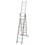 Echafaudages st�phanois - echelle universelle 3 plans adaptable aux escaliers 3 x 8 marches