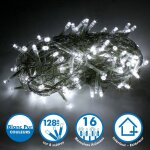 Guirlande lumineuse 8 m�tres 128 led - blanc pur ext�rieur