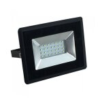 Eclairage design - projecteur led 20w noir ip65 extrieur temprature de couleur: blanc froid 6400k