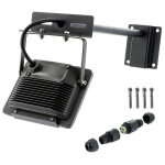 Eclairage enseigne - projecteurs led 20w ext�rieur pour fa�ades magasin - support inclinable - bras d�port� ...