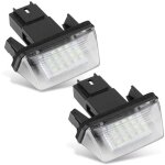 Eclairage de plaque immatriculation pour citroen c3 c4 c5 ii berlingo saxo '00 xsara peugeot 206 207 ...