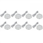 Eclairage pour voiture, set di 8 faretti led interni 12v dia. 59. 5mm per cucina roulotte camper vw t4 ...