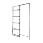 Eclisse - ch�ssis de porte coulissante pour cloison simple vantail - l. 830 mm - l. 2040 mm