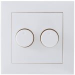 Bouton variateur duo berker s1 incl. cache interrupteur - ecodim