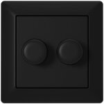 Bouton variateur duo gira / jung / merten incl. cache - ecodim