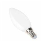Blanc chaud - ampoule filament led opaque - e14 - b35 - 4 w - smd epistar - ecolife lighting�