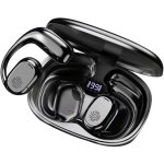 Ecouteurs sans fil bluetooth 5. 3 - oreillette ouverts bluetooth avec 75h hifi st�r�o, affichage num�rique ...