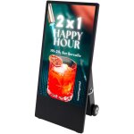 �cran publicitaire portable 43'' pour l'ext�rieur - full hd lcd