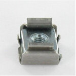 Ecrou acier zingu� cage inox c4808b m8 epaisseur tole 1. 8 � 3. 2 - 30 pi�ces