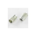 Vis express - ecrou aveugle acier zingu m6 9x15. 5 tte rduite - 1 piece