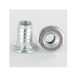 Vis express - ecrou frapper m8x16 diamtre de tte: 19 acier zingu  pression - 100 pices