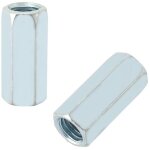 �crous longs 5 pi�ces m12 40 �crou � tige longue, manchon hexagonal, attaches filet�es bricolage boulon ...