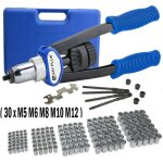 Dayplus - ecrous  river m5 - m12 pince  river les filets , kits de pistolets  crous manuels en mallette ...