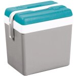 Eda - glaci�re 24 l gris perle couvercle bleu lagon