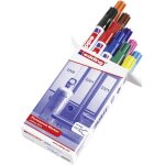 Edding 3000 4 - 3000 - 999 marqueur permanent noir, rouge, bleu fonc�, vert fonc�, jaune, bleu clair, ...