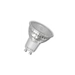 Edm - ampoule led dichro�que gu10 par16 (6, 9w 4000k 575lm) ip20 �5x5, 4cm coloris argent