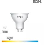 Edm - ampoule led gu10 ? 7w 600lm ? lumi�re chaude 3200k ? 120� ? �5x5, 5cm