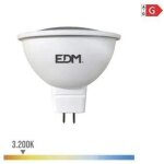 Edm - ampoule led mr16 gu5. 3 ? 5w 12v ? 450lm ? 3200k ? lumi�re chaude ? �5x5cm