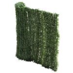 Edm - haie verte artificielle 1x3mt 36 var / m feuille fine bicolore