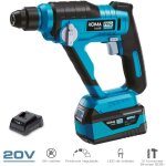Edm - marteau perforateur 20v koma tools - 1, 3 joules - batterie 4, 0ah - chargeur Edm - marteau perforateur 20v koma tools - 1, 3 joules - batterie 4, 0ah - chargeur