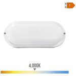 Edm - applique murale ovale led 18w 1820lm 4000k 23x4, 5x10, 2cm