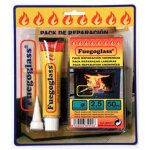 Edm - pack 2, 5mt cordon 10mm + colle r�fractaire fuegoglass