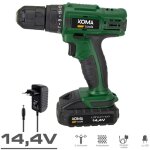 Edm - perceuse - visseuse 14, 4v koma tools - batterie 1, 5ah - chargeur Edm - perceuse - visseuse 14, 4v koma tools - batterie 1, 5ah - chargeur