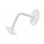 Support de garde - corps blanc 3 vis edm