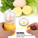 Egg maker, egg scrambler shaker fouet manuel golden egg maker ?ufs, le jaune d'oeuf white mixeur, ustensiles ...