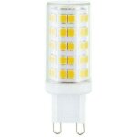 2 ampoules led tube g9 470 lm = 40 w blanc chaud, eglo