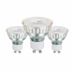 Lot de 3 ampoules gu10 cob 4, 5w 345 lumens 3000k