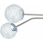 Plafonnier led 24 watts boules en aluminium nickel mat lumi�re eglo 13676
