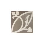 Eiffel art construction - carrelage sol / mur effet ciment motif rosace taupe 20x20 cm - caprice liberty ...
