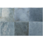 Eiffel art construction - carrelage extrieur piscine carr bleu brillant 15x15 cm spa&pools colonial ...