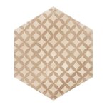 Eiffel art construction - carrelage sol / mur hexagonal effet ciment 25 x 21. 6 cm terra astro hexagonal ...