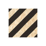 Eiffel art construction - carrelage sol / mur effet bois osb motif noir 60x60 cm nenets strand negro(vendu ...