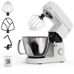 Robot pâtissier 3 en 1, batteur sur socle, mixeur multifonction 2000 w avec bol en acier inoxydable de ... Robot pâtissier 3 en 1, batteur sur socle, mixeur multifonction 2000 w avec bol en acier inoxydable de ...