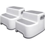 Tabouret pour enfants marche pieds enfant antidrapant en deux tapes avec poigne tabouret rehausseur ...