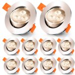 Einfeben 10x spots led encastrables orientables, spots led  encastrer?spot encastrable 3w, spots encastrs, ...