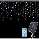 Einfeben 200 led solaire guirlande lumineuse rideau lumineux 5m lumières de noël extérieur et intérieur ... Einfeben 200 led solaire guirlande lumineuse rideau lumineux 5m lumières de noël extérieur et intérieur ...