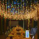 Einfeben 400 led solaire guirlande lumineuse rideau lumineux 10m lumières de noël extérieur et intérieur ... Einfeben 400 led solaire guirlande lumineuse rideau lumineux 10m lumières de noël extérieur et intérieur ...