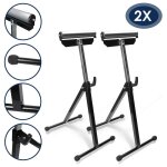 Einfeben - bloc  rouleaux pliable 2x support  rouleaux cadre de pied support d'tabli support auxiliaire ...