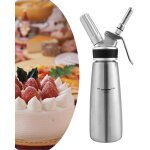 Einfeben distributeur de crme whipper siphon  chantilly professionnel 500ml en avec 3 douilles en acier ...