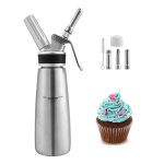 Einfeben distributeur de crème whipper siphon à chantilly professionnel 500ml en avec 3 douilles en acier ... Einfeben distributeur de crème whipper siphon à chantilly professionnel 500ml en avec 3 douilles en acier ...