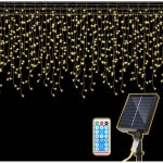 Einfeben guirlande lumineuse solaire extérieure led rideau lumineux décoration de noël Étanche ip44 2x ... Einfeben guirlande lumineuse solaire extérieure led rideau lumineux décoration de noël Étanche ip44 2x ...