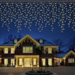 Einfeben guirlande lumineuse solaire extérieure led rideau lumineux décoration de noël Étanche ip44 2x ... Einfeben guirlande lumineuse solaire extérieure led rideau lumineux décoration de noël Étanche ip44 2x ...